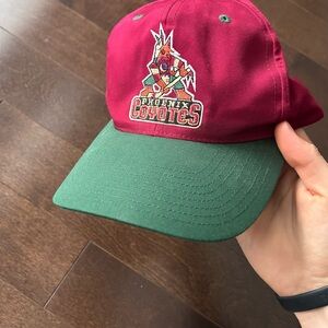 90’s Vintage Phoenix Coyotes NHL Hockey Snapback Hat